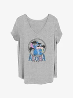 Disney Lilo & Stitch Aloha Ice Cream Womens T-Shirt Plus