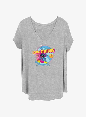 Disney Lilo & Stitch Cosmic Attitude Womens T-Shirt Plus