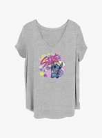 Disney Lilo & Stitch 90's Rock Womens T-Shirt Plus