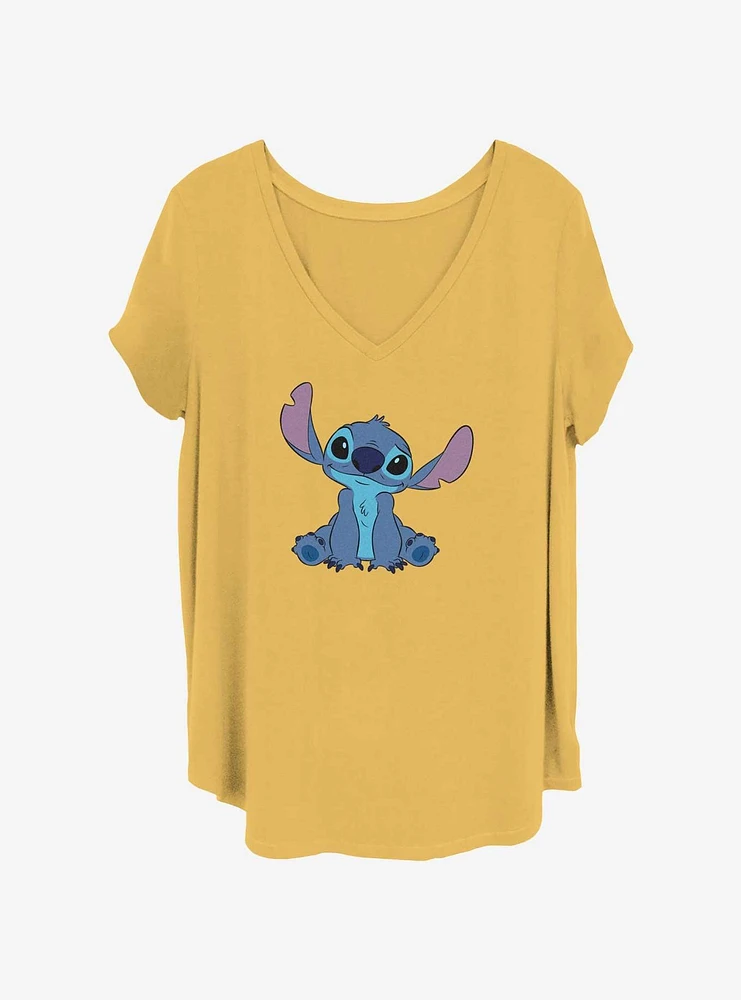 Disney Lilo & Stitch Little Sit Womens T-Shirt Plus