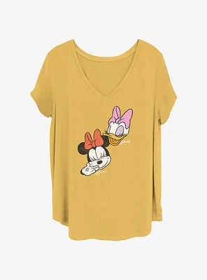 Disney Mickey Mouse Minnie And Daisy Womens T-Shirt Plus