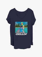 Disney Lilo & Stitch With Ice Cream Womens T-Shirt Plus