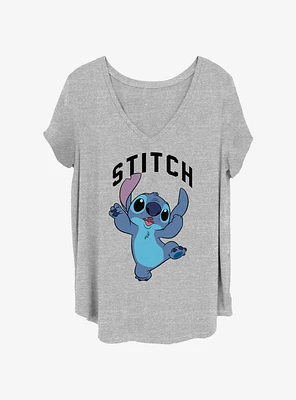 Disney Lilo & Stitch Silly Jump Womens T-Shirt Plus