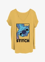 Disney Lilo & Stitch Peekaboo Womens T-Shirt Plus