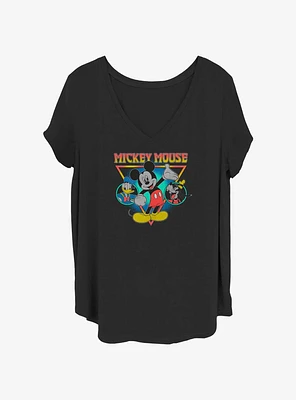 Disney Mickey Mouse Mickey's Friends Womens T-Shirt Plus