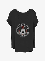 Disney Mickey Mouse Club Womens T-Shirt Plus