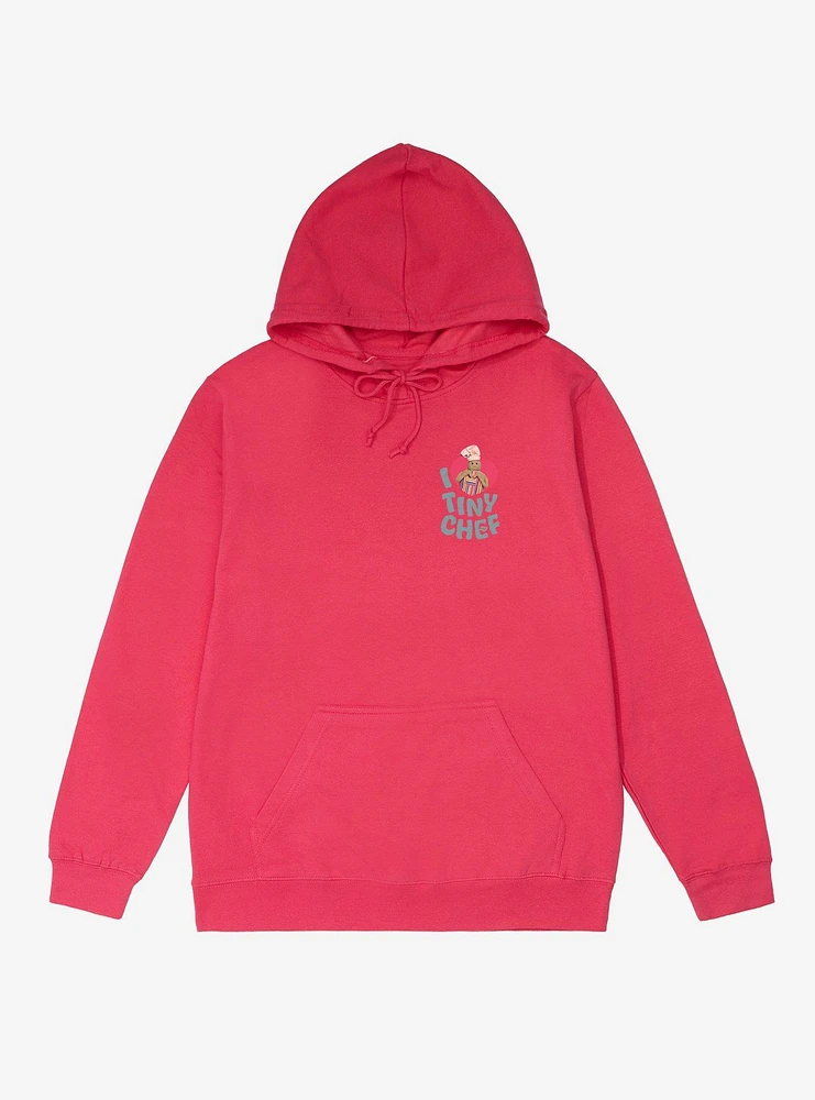 The Tiny Chef Show Heart Patch French Terry Hoodie