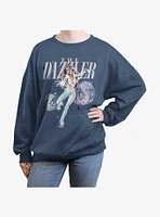 Marvel Dazzler Keeping Disco Alive Girls Oversized Sweatshirt