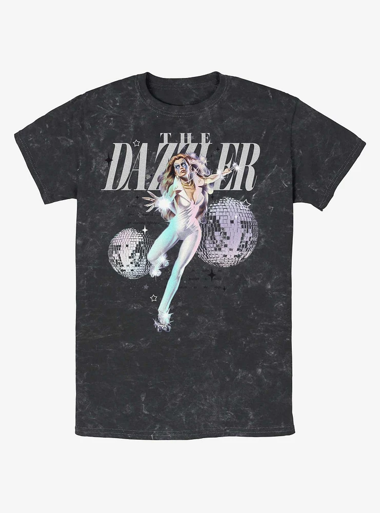 Marvel Dazzler Keeping Disco Alive Mineral Wash T-Shirt