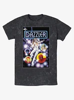 Marvel Dazzler Classic Comic Cover Group Mineral Wash T-Shirt