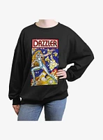 Marvel Dazzler Classic Cover Comic 20 Girls Oversized Sweatshirt