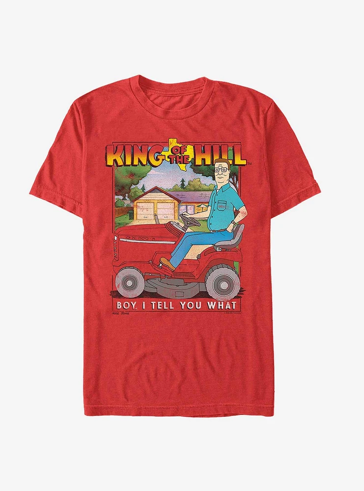 King of the Hill Hank On Mower T-Shirt