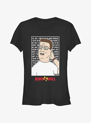 King of the Hill Hank Quote Box Girls T-Shirt