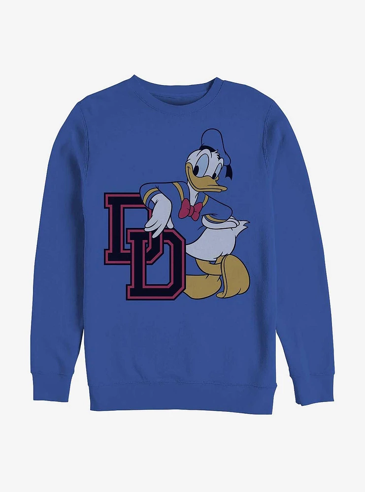 Disney Donald Duck College Sweatshirt