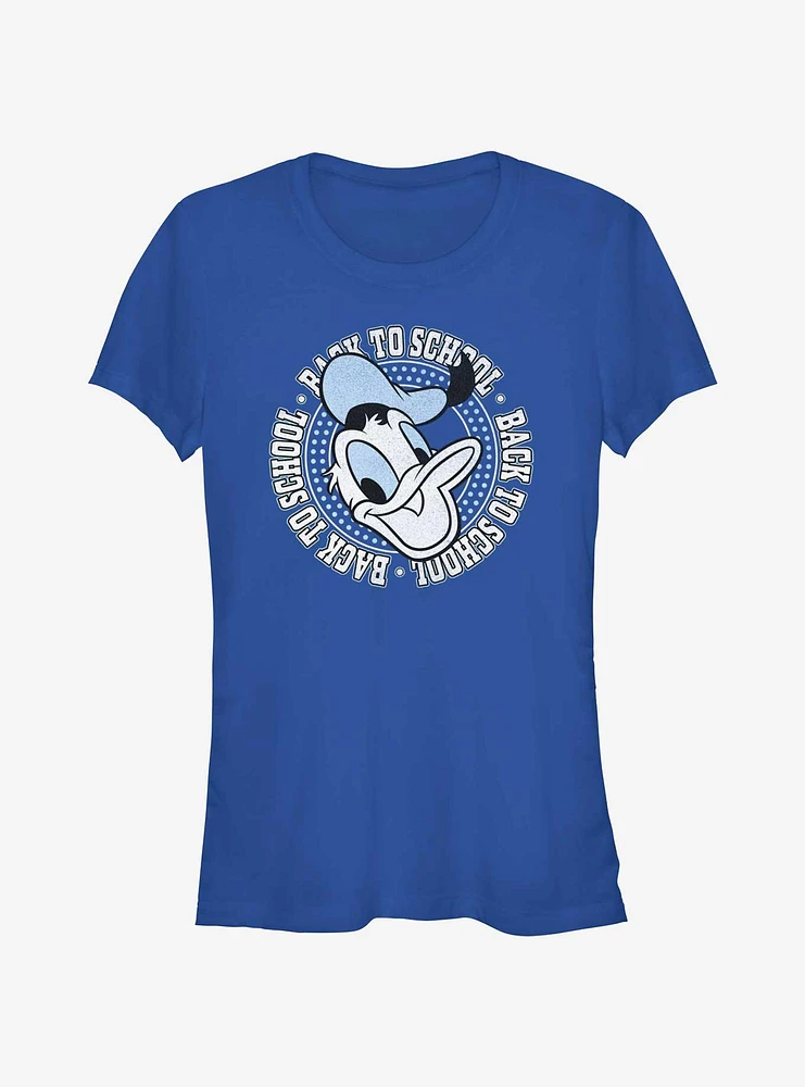 Disney Donald Duck Back To School Girls T-Shirt
