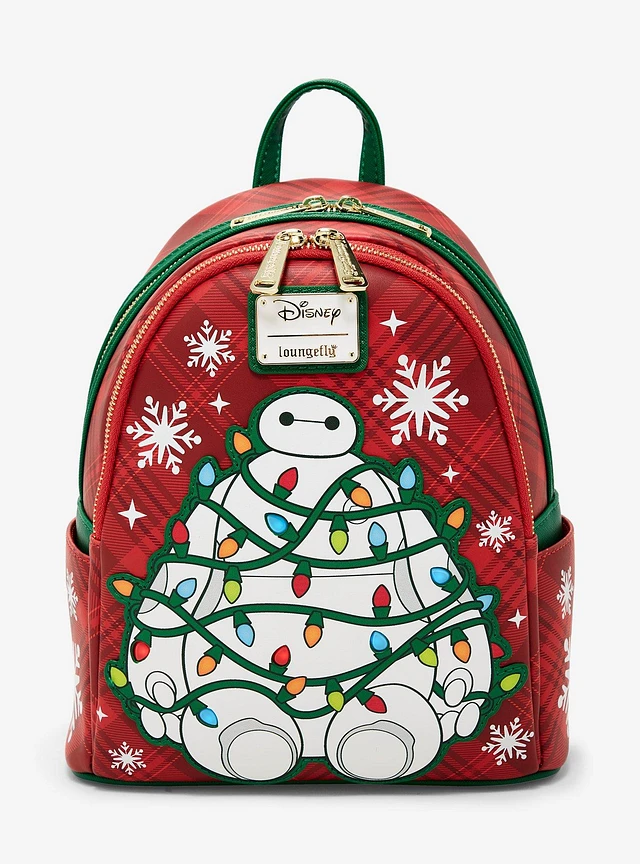 Big Hero 6 Loungefly Disney Big Hero 6 Baymax Holiday Plaid  display picture 3