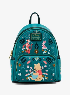 Loungefly Disney Winnie the Pooh Floral Mini Backpack - BoxLunch Exclusive