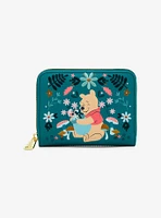 Loungefly Disney Winnie the Pooh Floral Small Zip Wallet - BoxLunch Exclusive