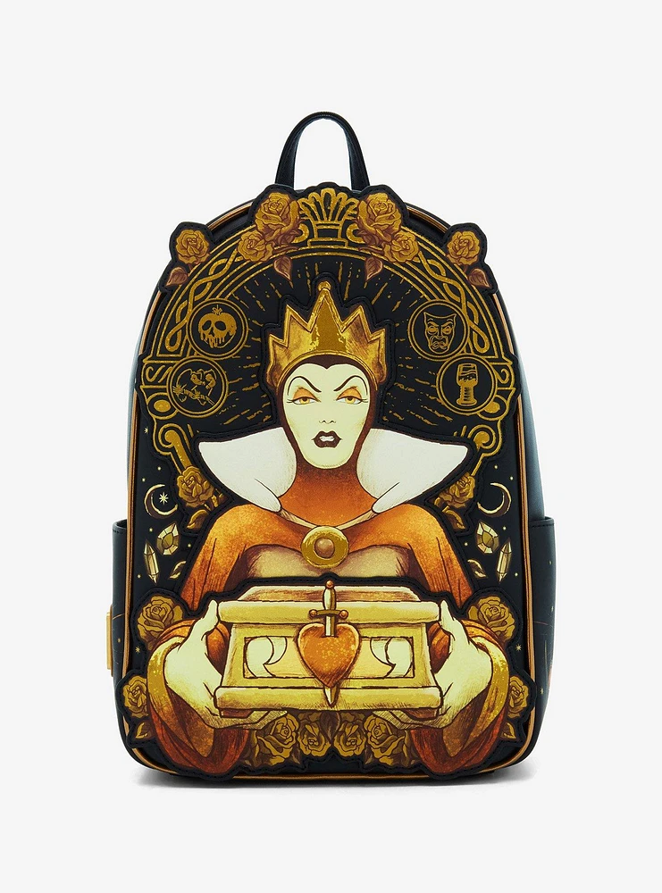 Loungefly Disney Snow White and the Seven Dwarfs Evil Queen Portrait Mini Backpack - BoxLunch Exclusive