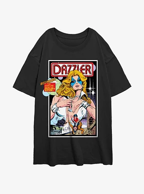 Marvel Dazzler Secret Of Dazzlers Sister Comic Cover Girls Oversized T-Shirt