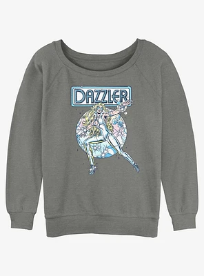 Marvel Dazzler Sparkle Girls Slouchy Sweatshirt