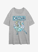 Marvel Dazzler Sparkle Girls Oversized T-Shirt