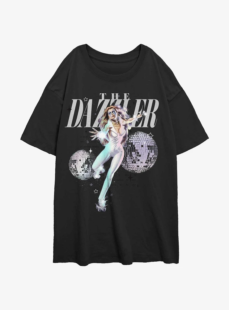 Marvel Dazzler Keeping Disco Alive Girls Oversized T-Shirt