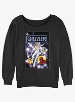 Marvel Dazzler Classic Comic Cover Group Girls Slouchy Sweatshirt