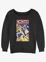 Marvel Dazzler Classic Cover Comic 20 Girls Slouchy Sweatshirt