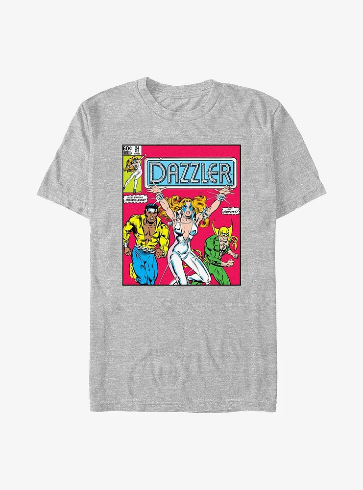 Marvel Dazzler Power Man and Iron Fist Comic Cover T-Shirt