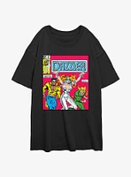 Marvel Dazzler Power Man and Iron Fist Comic Cover Girls Oversized T-Shirt