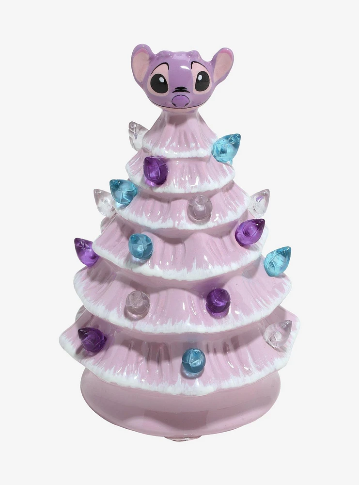 Disney Lilo & Stitch Angel Light-Up Mini Christmas Tree Figure - BoxLunch Exclusive