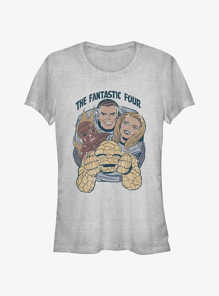 Marvel Fantastic Four 4 Of A Kind Girls T-Shirt