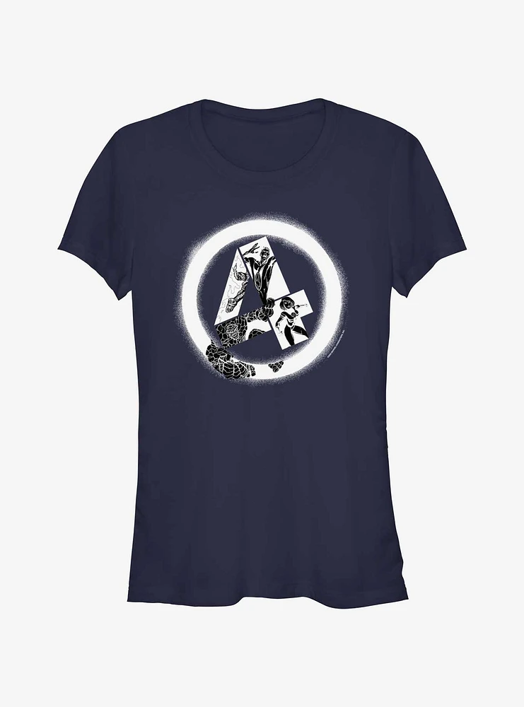 Marvel Fantastic Four Diffused Girls T-Shirt