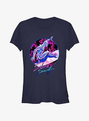 Marvel Fantastic Four Silver Surfer 90s Vibe Girls T-Shirt