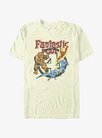 Marvel Fantastic Four Squad Vintage Style T-Shirt