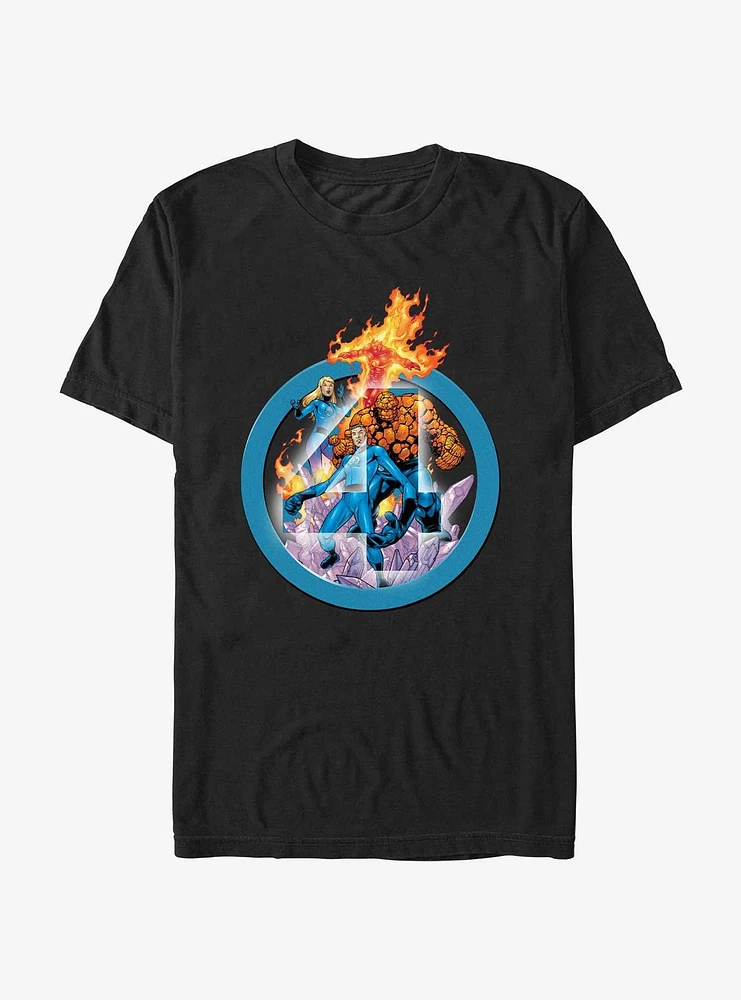 Marvel Fantastic Four Crystal Clear T-Shirt