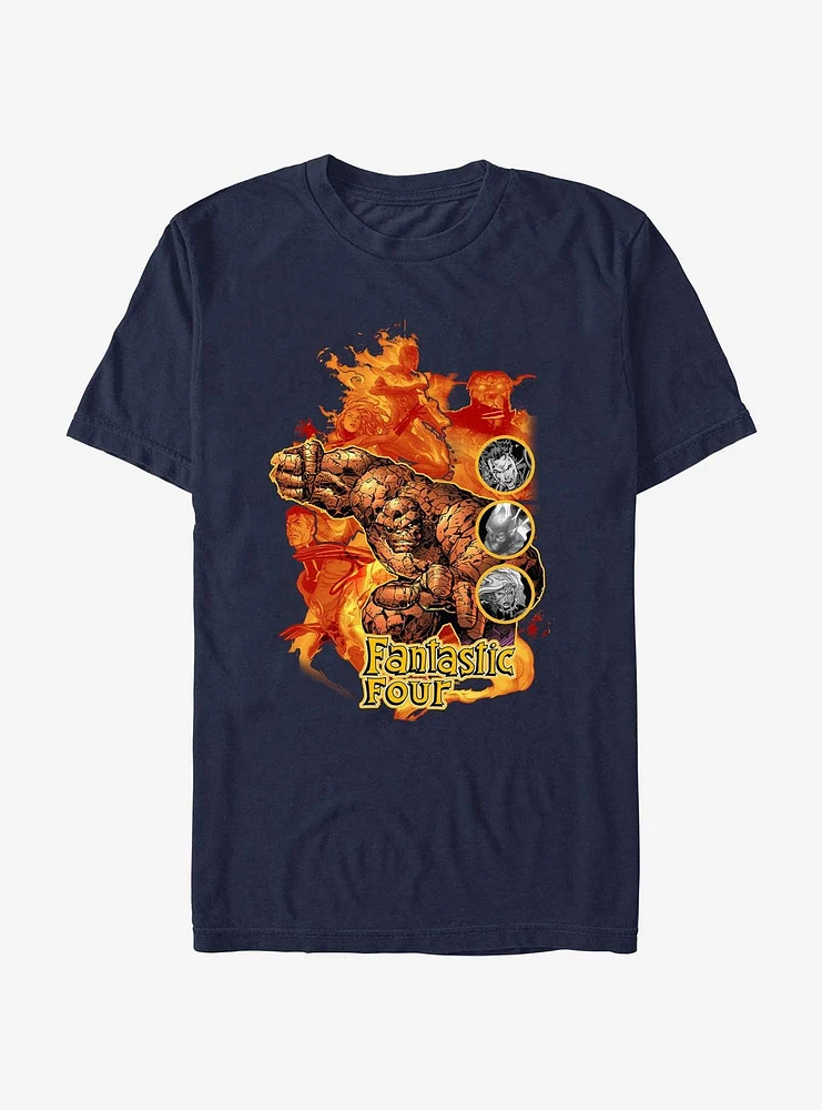 Marvel Fantastic Four Blazin 4 T-Shirt