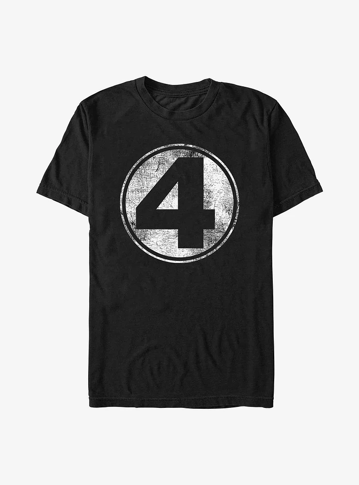 Marvel Fantastic Four Distressed Logo T-Shirt