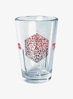 Dungeons & Dragons D20 Fill Mini Glass