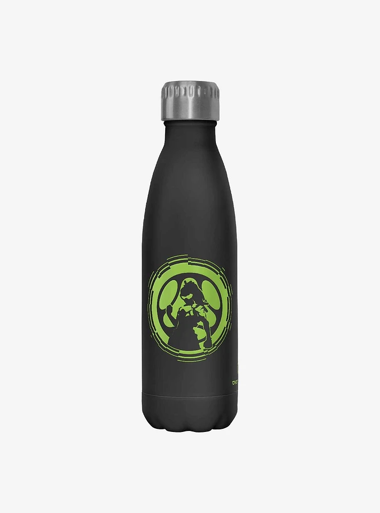 Overwatch Lucio Badge Stainless Steel Water Bottle