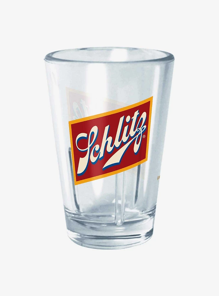 Pabst Blue Ribbon Classic Schlitz Mini Glass