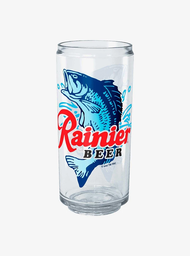 Pabst Blue Ribbon Rainier Fishing Logo Can Cup