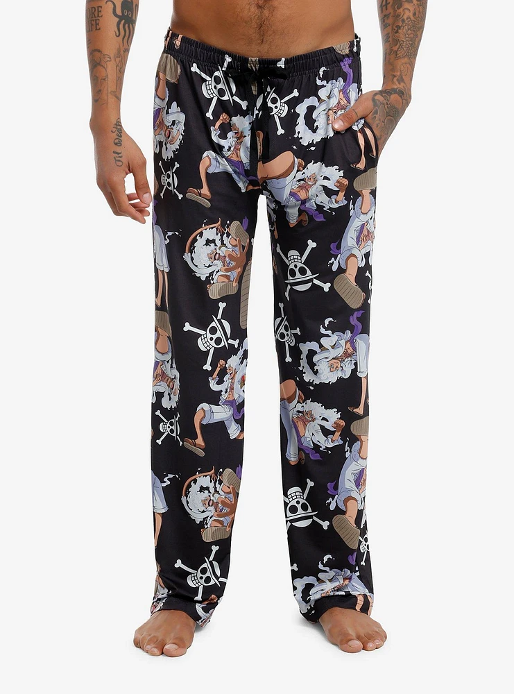 One Piece Luffy Gear 5 Pajama Pants