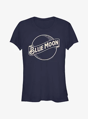Coors Brewing Company Blue Moon Logo Girls T-Shirt
