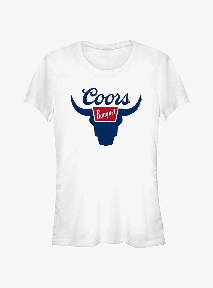 Coors Brewing Company Banquet Bull Girls T-Shirt