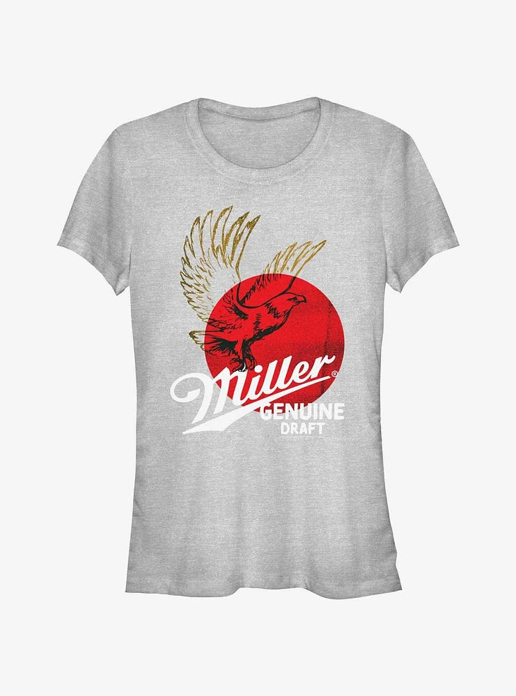 Miller Brewing Company Genuine Draft Logo Girls T-Shirt