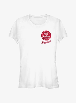 Coors Brewing Company Leinenkugel Pocket Stamp Girls T-Shirt
