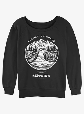 Coors Brewing Company Golden Rocky Brew Girls Slouchy Sweatshirt