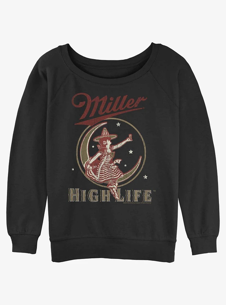 Miller Brewing Company Moon Girls Slouchy Sweatshirt